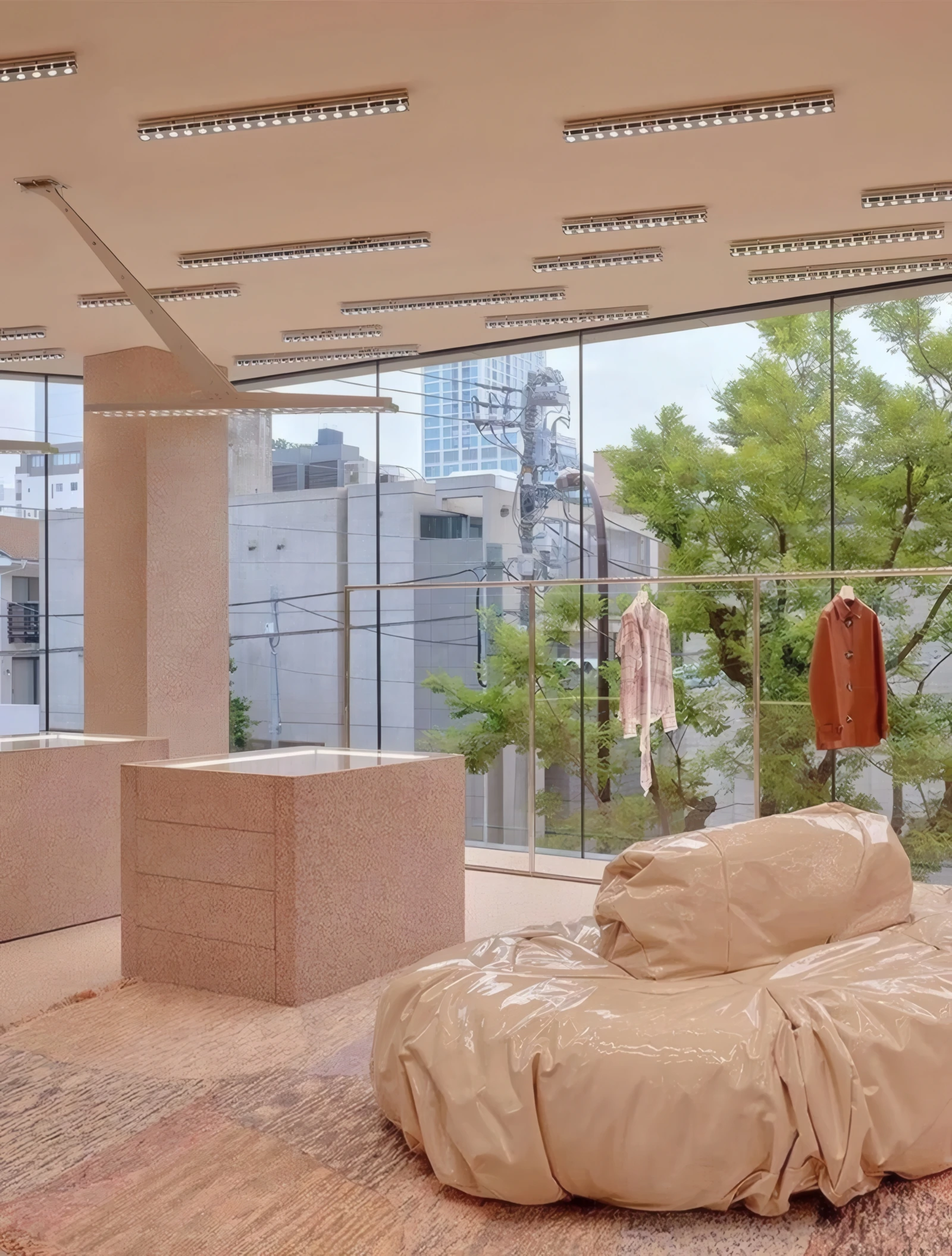 Acne Studios Tokyo flagship lighting and display evidence